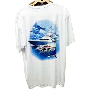 Vapor Apparel white Short Sleeve Sun Shirt UPF50+ Performance Fishing